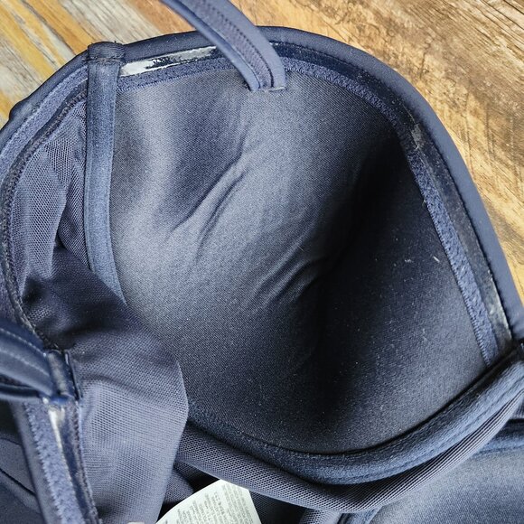 Boden Samos Embroidered Underwire One Piece Swimsuit Removable Strap Blue - Picture 9 of 12